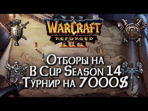 Видео: [СТРИМ] Отборы на B Cup Season 14: Warcraft 3 Reforged