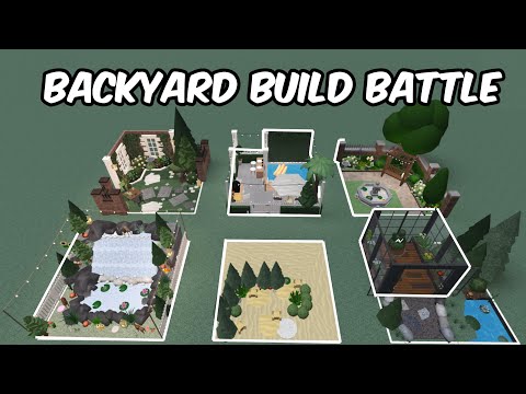 Видео: 50-тысячная битва за строительство на заднем дворе в Блоксбурге