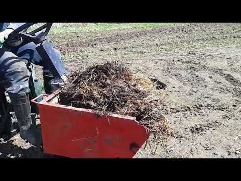 Видео: мотоблок+ передний адаптер. Кузов (испытание).