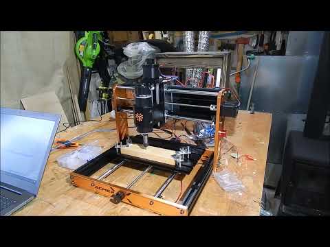 Видео: Acmer Ascarva 3 S cnc 3018. Распаковка и первый пуск