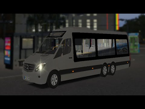 Видео: Немецкий автобус MB Sprinter City 77|OMSI 2|Могэс