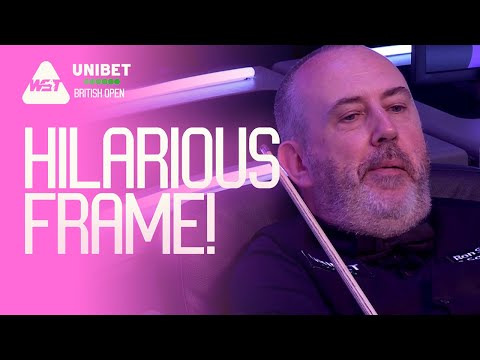 Видео: Уморительный обмен! 🤣 | Селби продолжает промахиваться! Забавная реакция Уильямса! | Unibet Briti...