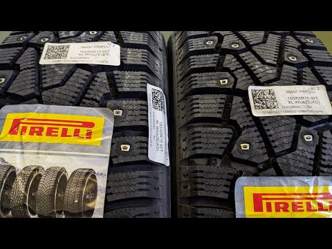 Видео: Визуальный осмотр Pirelli Ice Zero 185/65R15, омологация KS