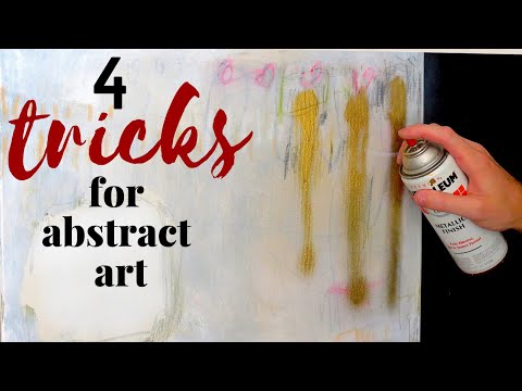 Видео: Создаём ПРОСТОЕ абстрактное искусство! Шаг за шагом