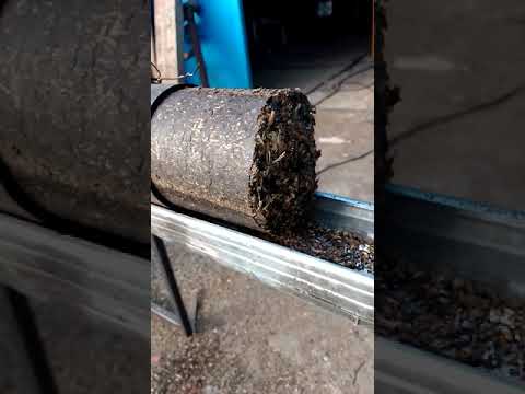 Видео: Пресс для брикетов из отходов подсолнуха 90 кг/ч.