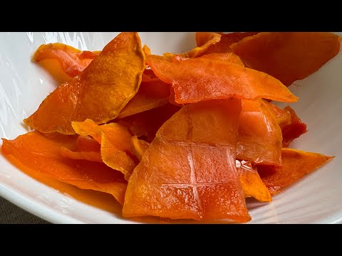 Видео: Манговые чипсы из тыквы. Цукаты из тыквы