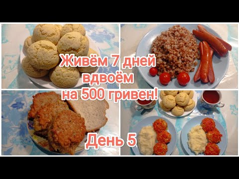 Видео: Живём 7 дней вдвоём на 500 гривен! День 5