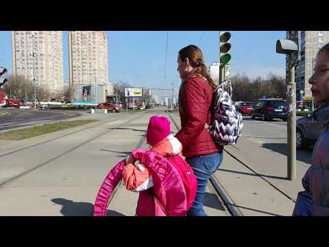 Видео: Москва Трамвай Маршрут 1