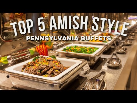 Видео: Пять лучших шведских столов в стиле амишей в Пенсильвании!