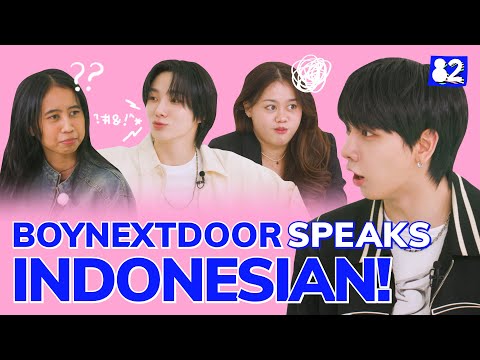 Видео: (CC)  BOYNEXTDOOR демонстрируют крутые познания в индонезийском языке | Telephone Game | BOYNEXTDOOR