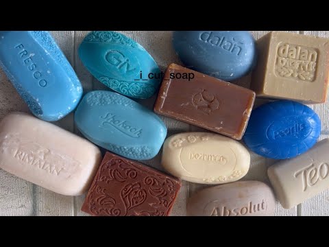 Видео: ASMR cutting dry soap/ soap carving/relax video/резка сухого мыла