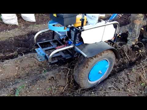 Видео: ДЕНЬ-1-Тест самодельных копалок типа ДЕЛЬФИН к мотоблоку НЕВА.