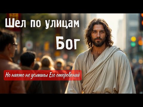 Видео: Шел по улицам Бог: Песня на стихи Надежды Тихоновой