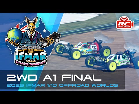 Видео: Финал 2WD A1 | Чемпионат мира по внедорожным гонкам IFMAR 1/10 2025 (Сидней, Австралия)
