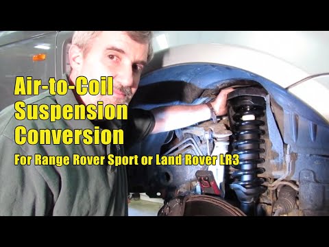 Видео: Комплект для замены воздушной подвески на пружинную для Range Rover или Land Rover LR3