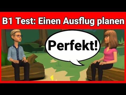 Видео: Устный экзамен по немецкому языку B1 | Планируйте что-нибудь вместе/диалог | Часть 3: Экскурсия