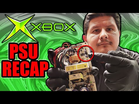 Видео: Как исправить отсутствие питания блока питания XBOX (замена конденсатора)