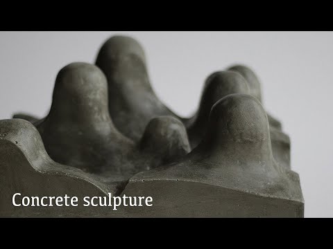 Видео: Делаю бетонную скульптуру дома DIY