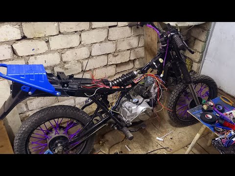 Видео: ЗИД Пилот 50 с двигателем от питбайка/альфы. Краткий обзор.