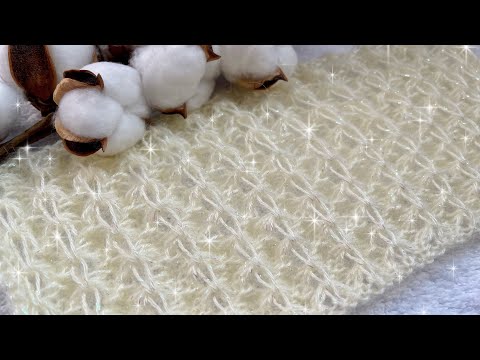 Видео: ,,КАК ОБЛАЧКО,, Воздушный ,нежный узор спицами для кардиганов,пуловеров и палантинов // МК