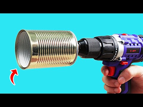 Видео: Я сам не мог в это поверить! Отличная идея за 4 минуты из консервной банки! Советы и идеи