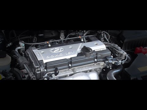 Видео: "ГТ" Хундай Акцент (Гетц) 1.4-1.6i Замена комплекта ГРМ!