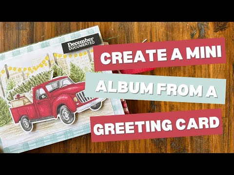 Видео: Как сделать мини-альбом/журнал из картонной основы.