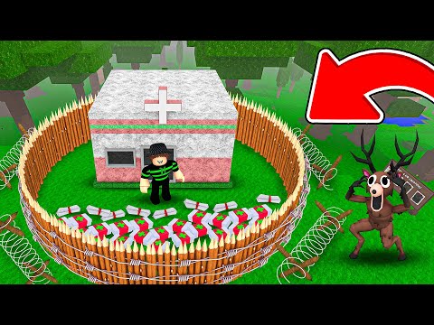 Видео: Я построил БОЛЬНИЧНУЮ БАЗУ за 99 ночей в лесу!