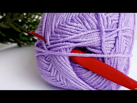 Видео: Супер🌟 Вам понравится эта модель, связанная крючком. Легкий и красивый узор крючком.