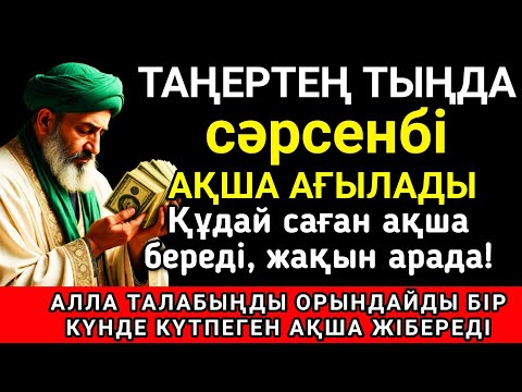 Видео: Тыңда Өте күшті дұға сәрсенбі, Алла бір күнде ойламаған ақша байлық жібереді, ризығың көбейеді ✨🤲