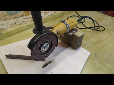 Видео: Как сделать самый простой отрезной станок из болгарки и дверной петли