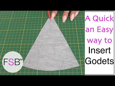 Видео: Вставка годе в косую черту