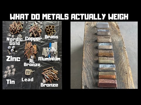 Видео: 9 Metal Melt Down-Nordic Gold олово цинк медь бронза латунь свинец-плавление металла ASMR -BigStackD
