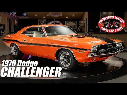 Видео: Dodge Challenger R/T 1970 года продаётся в Vanguard Motor Sales #6539