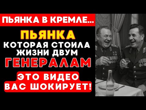 Видео: ГЕНЕРАЛЫ СССР устроили пьянку в Кремле, которая стоила им ЖИЗНЕЙ!