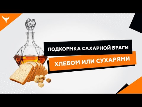 Видео: Подкормка сахарной браги хлебом или сухарями