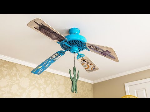 Видео: Потолочный вентилятор со сломанными лопастями в роскошном доме!