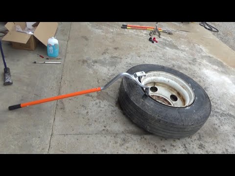 Видео: Обзор набора инструментов для демонтажа и монтажа грузовых шин VEVOR