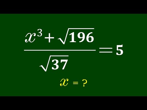 Видео: Хорошая задача по алгебре | Математическая олимпиада | Решить для x=?