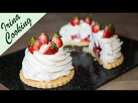 Видео: Пирожное ПАВЛОВА По-новому! 🍰 Как Приготовить Пирожные Павлова с песочной основой