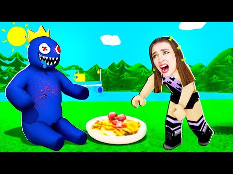 Видео: ГОЛОДНЫЕ РАДУЖНЫЕ ДРУЗЬЯ в ROBLOX ! 😱