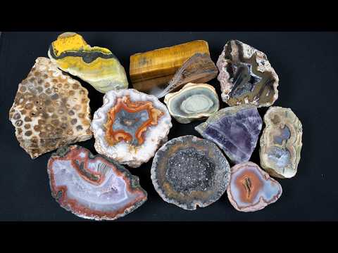 Видео: Полировка еще более красивых агатов и образцов!