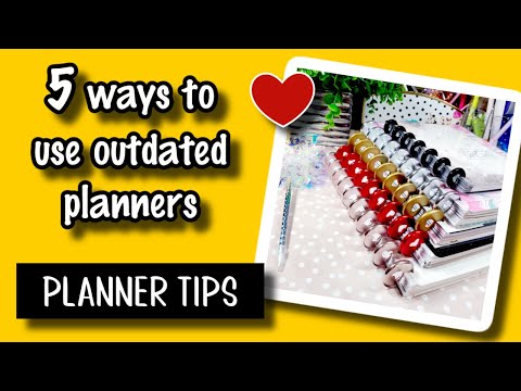 Видео: ❤️5 потрясающих способов использовать и перепрофилировать устаревший ежедневник!📒