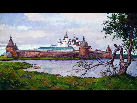 Видео: Пейзажи художника Евгения Ромашко