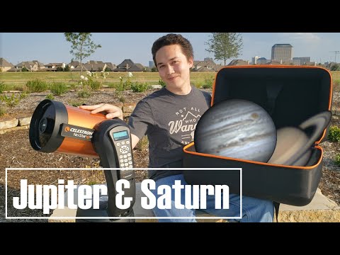 Видео: ЮПИТЕР и САТУРН с моим Celestron 6se