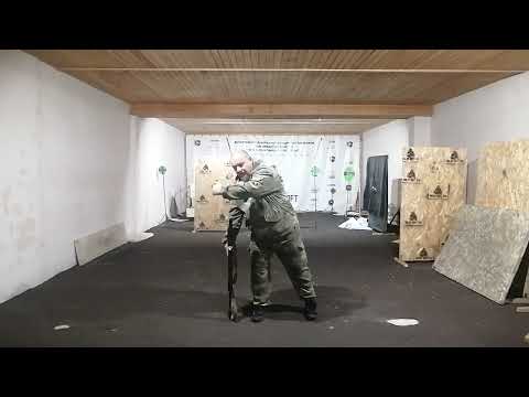 Видео: Подводящие упражнения для стрельбы из-за укрытия часть 2