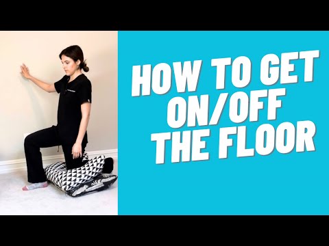 Видео: Как встать на пол и подняться на него после замены коленного сустава: 3 идеи упражнений