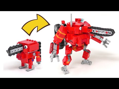 Видео: Модернизирую танк-бензопилу LEGO моего сына