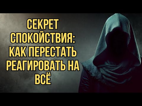 Видео: Секрет спокойствия: как перестать реагировать на всё | Стоицизм