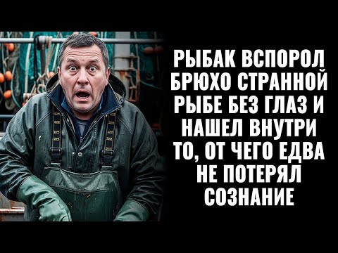 Видео: Рыбак вспорол брюхо странной рыбе без глаз и нашел внутри то, от чего едва не потерял сознание
